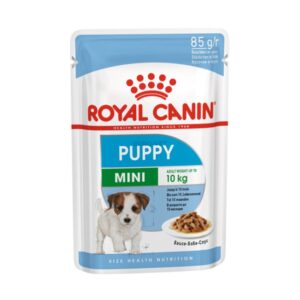 غذای پوچ توله سگ نژاد کوچک رویال کنین پک 12 عددی – Royal Canin Mini Puppy Pouches 12 pack