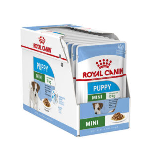 غذای پوچ توله سگ نژاد کوچک رویال کنین – Royal Canin Mini Puppy Pouches