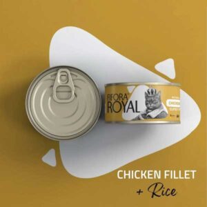 کنسرو گربه نچرال رویال فیله مرغ و برنج فیفورا – Canned Natural Fifora Royal Chiken And Rice
