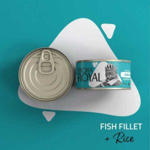 کنسرو گربه نچرال رویال فیله ماهی و برنج فیفورا – Canned Natural Fifora Royal Fish And Rice