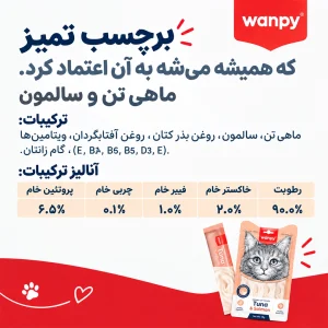 آنالیز بستنی گربه تن و سالمون ونپی