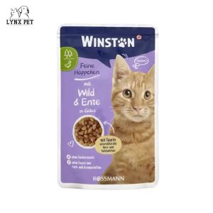 پوچ گربه طعم گوشت شکاری و اردک وینستون