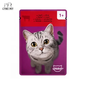 پوچ گربه بالغ گوشت گوساله در ژله ویسکاس