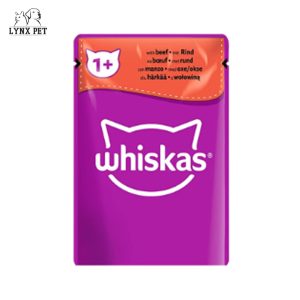 پوچ گربه بالغ گوشت گوساله در ژله ویسکاس