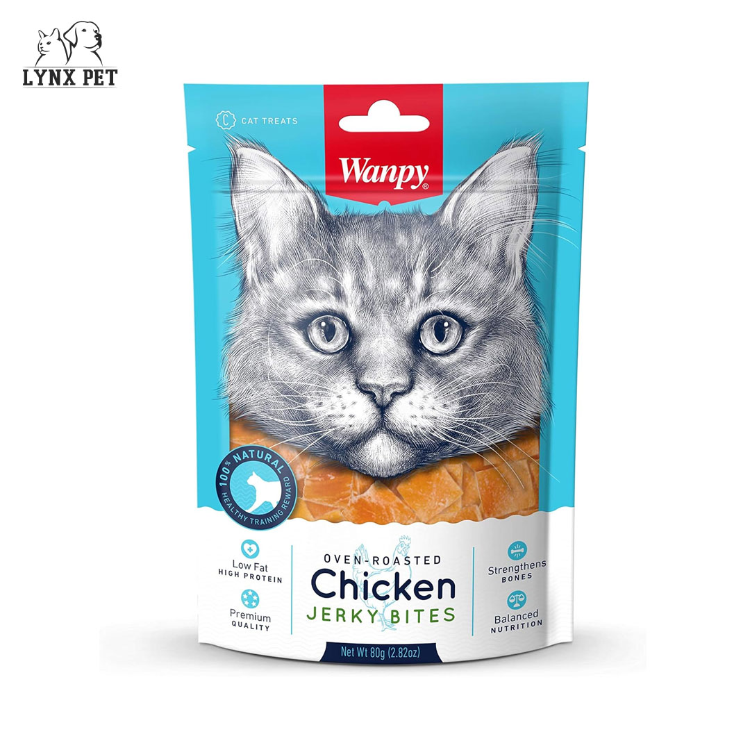 تشویقی گربه تکه ای مرغ ونپی