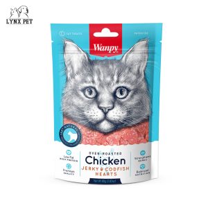 تشویقی گربه قلبی مرغ و ماهی ماهی ونپی