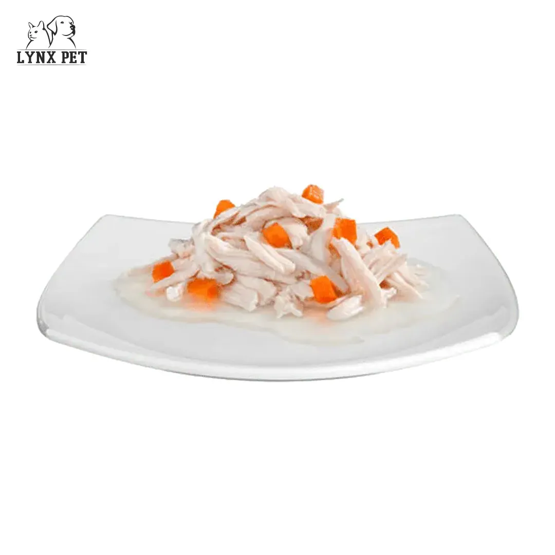 کنسرو گربه شاینی کت فیله مرغ و هویج جیم کت