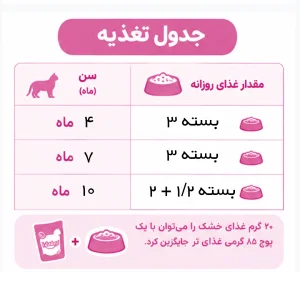 میزان مصرف پوچ کیتن رویال کنین