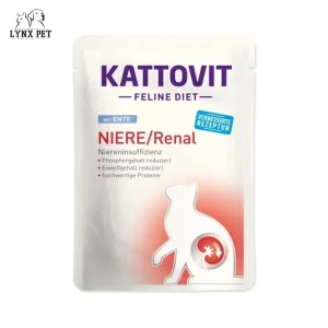 پوچ گربه رنال طعم اردک کتوویت