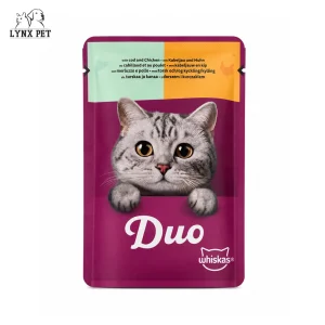 پوچ گربه بالغ مرغ و ماهی کاد ویسکاس